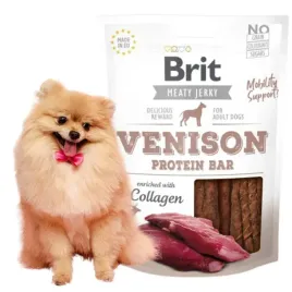 brit-jerky-venison-collagen-protein-bar-80g-suszone-przysmaki-dla-psa-dzik