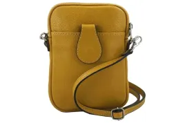 damskie-skorzane-etui-na-telefon-zolte-ciemne