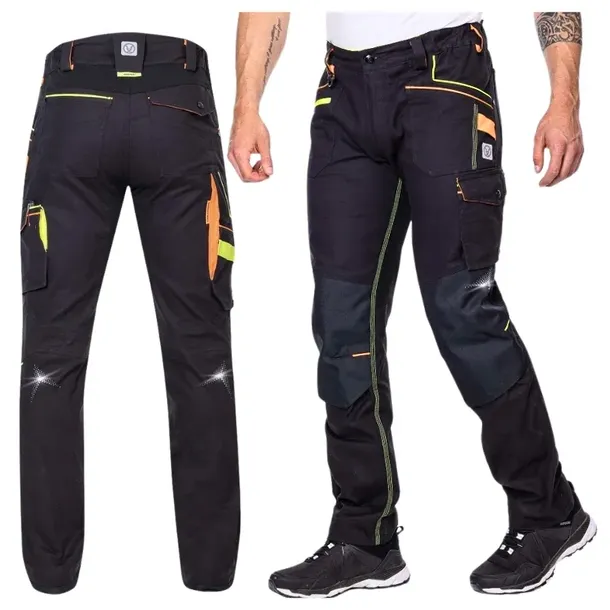 Spodnie robocze męskie ochronne Elastyczne Wzmocnione ARDON STRETCH SLIM 50