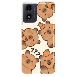 etui-do-motorola-g24-slodkie-capy-cute-beige-capybara-urocze-wzory
