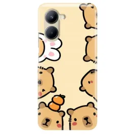 etui-do-realme-c33-slodkie-capy-cute-beige-capybara-urocze-wzory