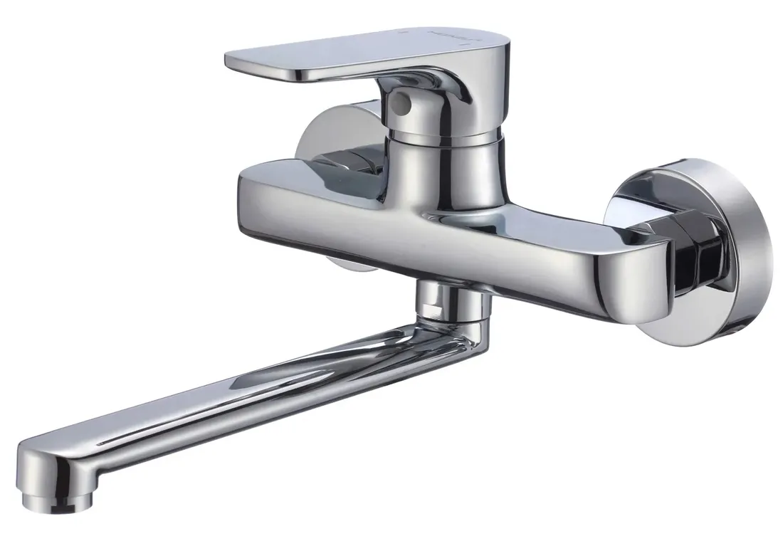 bateria-umywalkowa-scienna-kran-chrom-stan-nowy