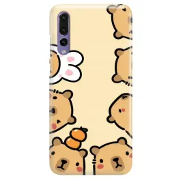 etui-do-huawei-p20-pro-slodkie-capy-cute-beige-capybara-urocze-wzory