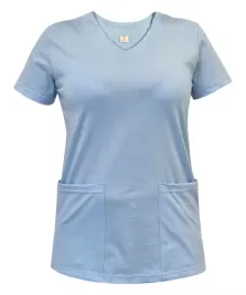 bluza-medyczna-niebieska-elastyczna-bawelna-roz-m