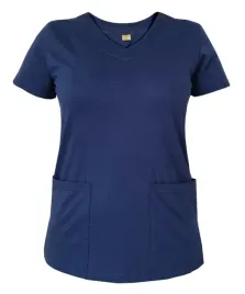 bluza-medyczna-granatowa-elastyczna-bawelna-roz-m