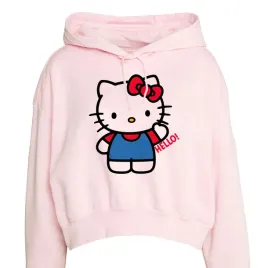 bluza-crop-krotka-rozowa-z-kapturem-hello-dziecieca-wzory-122-128-cm