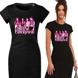 sukienka-czarna-damska-prosta-wygodna-blackpink-dla-fana-kpop-wzory-m