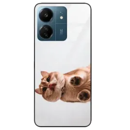 etui-szklane-do-xiaomi-redmi-13c-smieszne-koty-zabawne-kotki-funny-cats-wz
