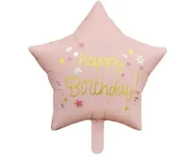balon-urodzinowy-foliowy-rozowy-gwiazda-happy-birthday-na-urodziny-45-cm