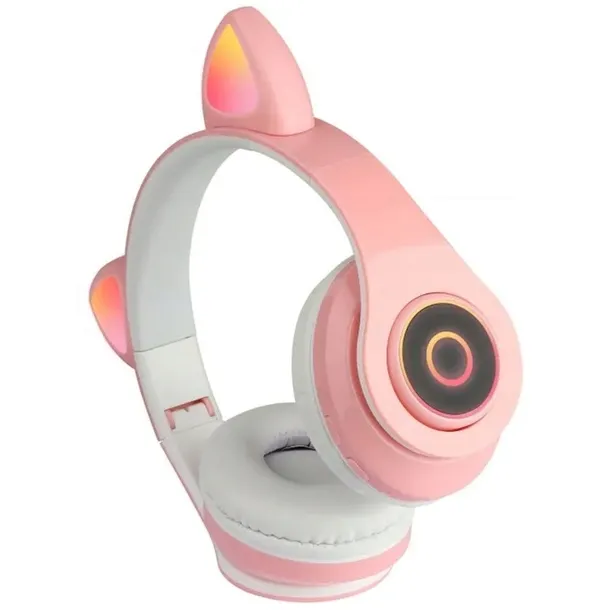 sluchawki-bezprzewodowe-bluetooth-dla-dzieci-led-kolor-rozowy
