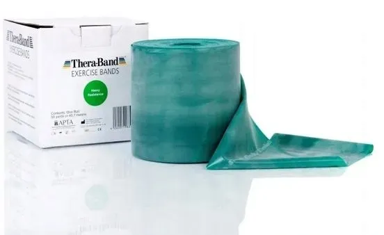 TAŚMA DO ĆWICZEŃ THERABAND GUMA ZIELONA 45,5M