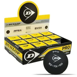 pilki-do-squasha-dunlop-pro-2-kropki-zolte-12szt