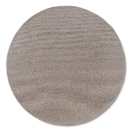 dywan-okragly-welniany-200cm-recznie-tkany-bezowy-jednokolorowy