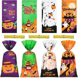 100x-torebki-na-slodycze-prezenty-motyw-halloween-dla-dzieci-z-tasiemkami