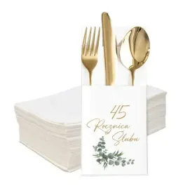 etui-na-45-rocznice-slubu-kieszonki-na-sztucce-listki-zlote
