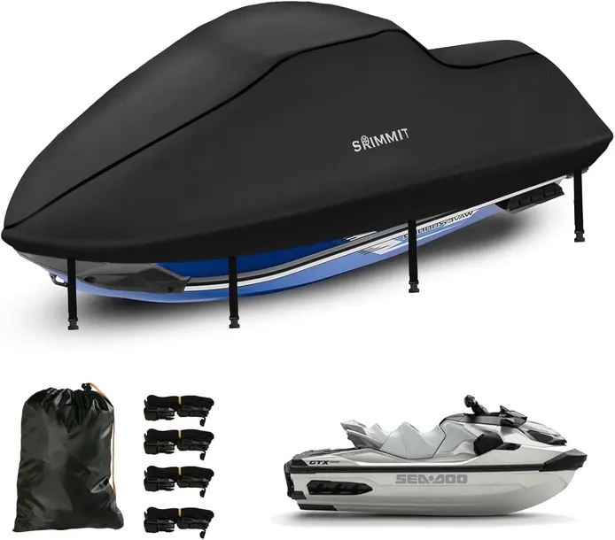 POKROWIEC NA SKUTER WODNY 3XL PLANDEKA OXFORD 600D WODOODPORNY JET SKI PASY