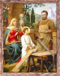 obraz-religijny-swieta-rodzina-rama-brazowa-z-przetarciami-50-cm-x-70-cm