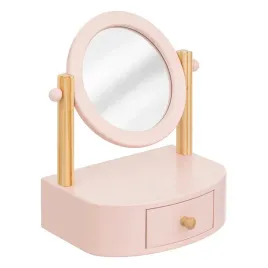 male-lusterko-dzieciece-z-szufladka-na-kosmetyki-bizuterie-dla-dzieci-pink