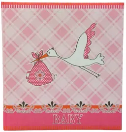 album-tradycyjny-dzieciecy-60-stron-baby-shower-rozowy-dla-dziewczynki