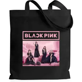 torba-shopper-czarna-eko-bawelniana-black-pink-dla-fanow-k-popu-muzyka-wz