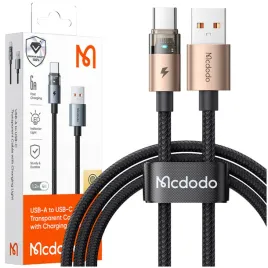 mcdodo-kabel-usb-a-usb-c-szybkie-ladowanie-usb-typ-c-6a-100w-1m-led-zloty