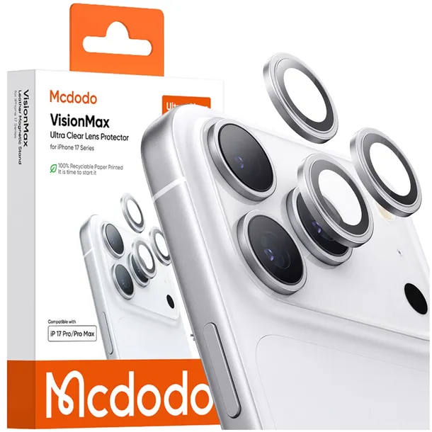 MCDODO SZKŁO HARTOWANE NA APARAT OCHRONNE DO APPLE IPHONE 17 PRO/PRO MAX