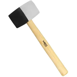 neo-mlotek-gumowy-63-mm-680-g-czarno-biala-guma-drewniany-trzonek-25-068