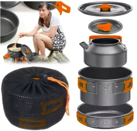 naczynia-turystyczne-garnki-survival-kemping-namiot-garnek-patelnia-czajnik