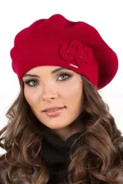 komplet-na-zime-cieply-beret-i-szalik-czerwony-vivisence-7006kmpl