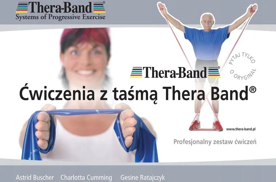 tasma-guma-theraband-bezowa-25m-zestaw-cwiczen