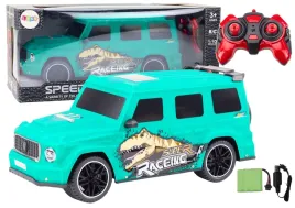 auto-zdalnie-sterowane-rc-z-dinozaurem-w-skali-1-10-zielone