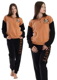 pizama-damska-dres-vienetta-polarowy-zimowy-z-kieszeniami-l-40-bluza-suwak