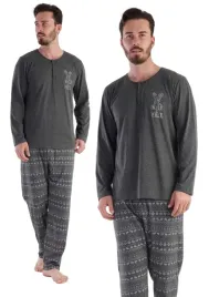pizama-meska-bawelniana-vienetta-3xl-duze-rozmiary-z-dlugim-rekawem-zimowa