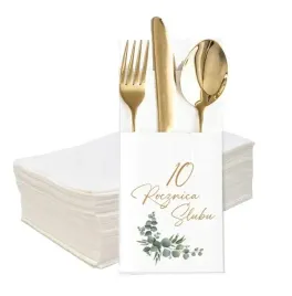 etui-na-10-rocznice-slubu-kieszonki-na-sztucce-listki-zlote