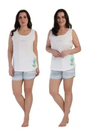 pizama-damska-vienetta-bawelna-na-ramiaczka-krotkie-spodnie-szorty-2xl-44
