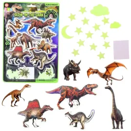 naklejki-fluorescencyjne-swiecace-na-sciane-dinozaury-gwiazdki