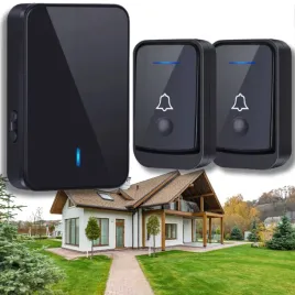 dzwonek-bezprzewodowy-2-przyciski-nadajniki-wodoodporny-zewnetrzny-do-drzwi