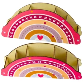 drewniany-organizer-na-biurko-dla-dzieci-tecza-rozowy