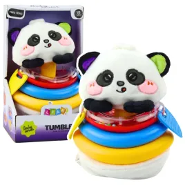 zabawka-sensoryczna-tumbler-panda-piramidka-bujana-gryzaki-grzechotka