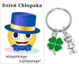 brelok-breloczek-prezent-dzien-chlopaka-koniczyna-chlopiec-kolega-upominek