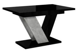 stol-jadalniany-rozkladany-120-160-cm-prostokatny-czarny-polysk-beton-dubi