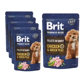 brit-premium-by-nature-pouch-gravy-fillets-chicken-and-green-peas-5pak-5x85g