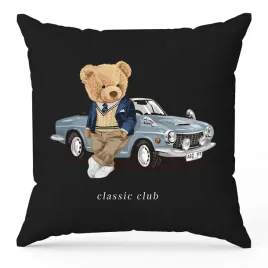 poduszka-czarna-misie-classic-club-cars-poszewka-prezent-wzory