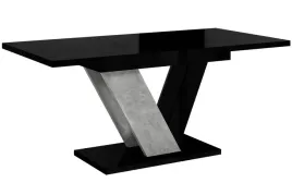stol-jadalniany-rozkladany-120-160-cm-prostokatny-czarny-polysk-beton-dubi