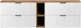 biala-szafka-pod-umywalke-wiszaca-180-cm-regal-wotan-blat-ryflowane-fronty
