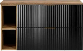 czarna-szafka-pod-umywalke-wiszaca-100-cm-regal-wotan-blat-ryflowane-fronty