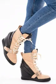 brazowe-sneakersy-damskie-na-koturnie-star-40