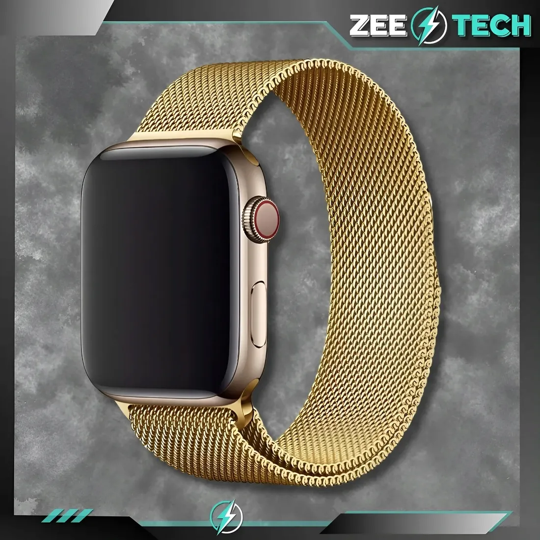 pasek-mesh-apple-38mm-zloty