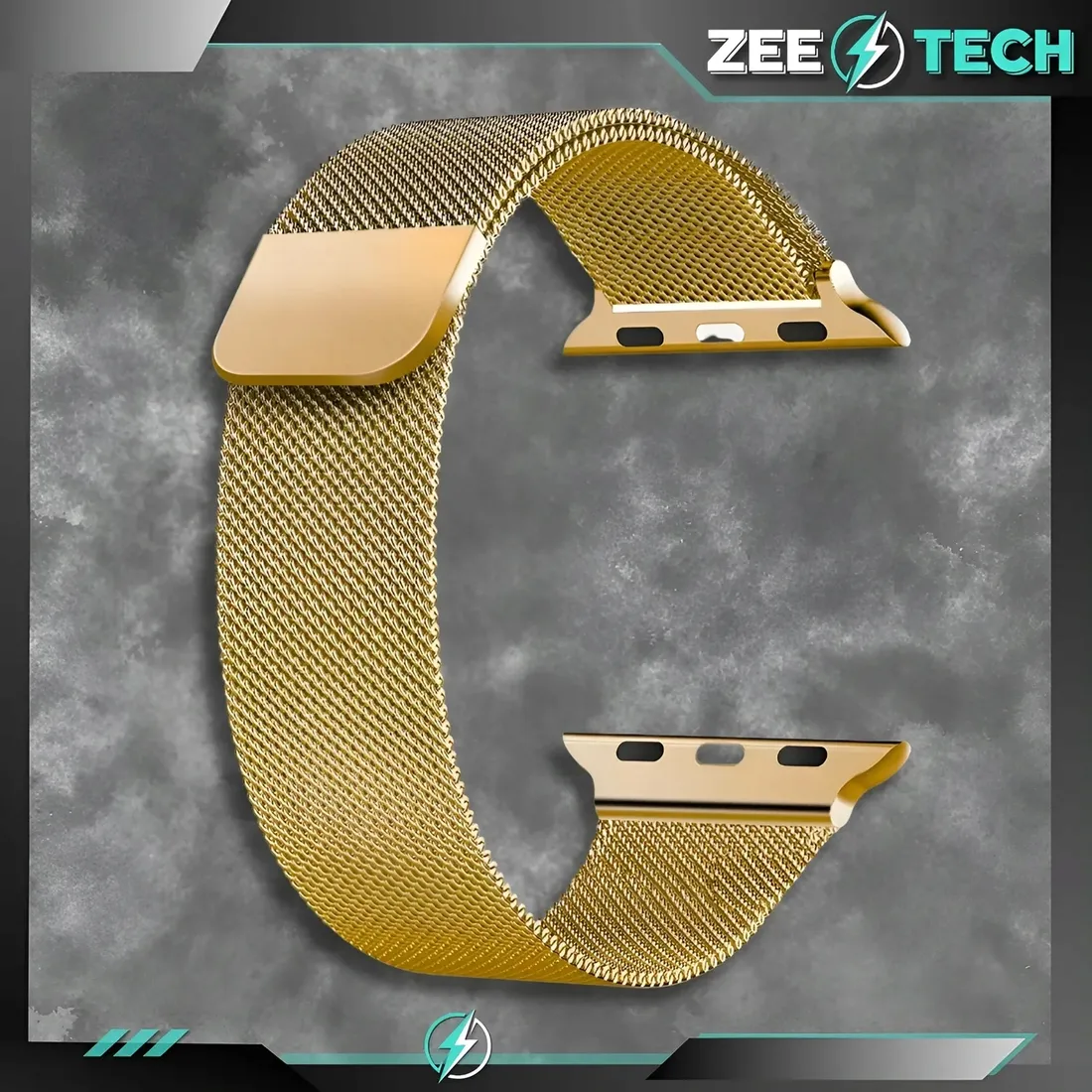 pasek-mesh-apple-38mm-zloty