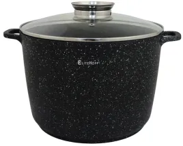 garnek-tradycyjny-duzy-10l-28cm-czarny-kamienny-marmurkowy-z-pokrywka